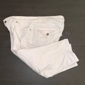 D. Jeans Size 8 Powder Pink Ankle Length Stretch Denim Jeans